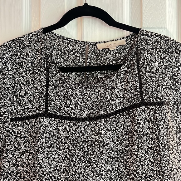 Loft blouse with open stitching detail - Picture 5 of 5